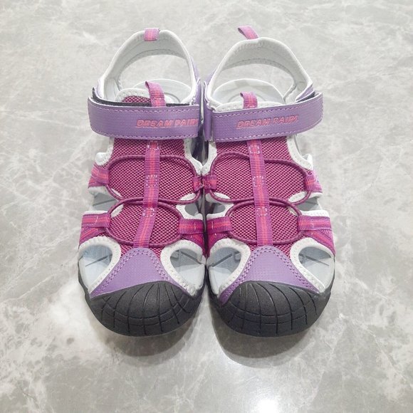 Dream Pairs Biveem Girls Purple Water Friendly Breathable Athlesiure Sandals Sz6 - Picture 1 of 5